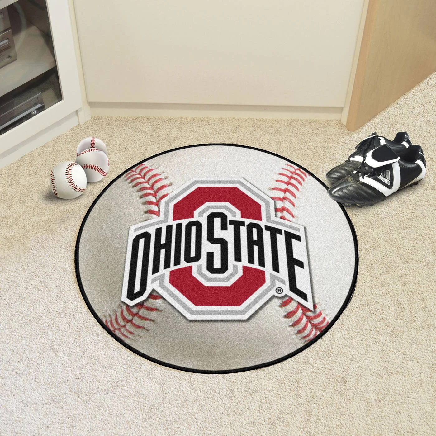 Discount - Ohio State Buckeyes Baseball Rug 1 Discount - Ohio State Buckeyes Baseball Rug