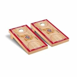 Discount - Ohio State Buckeyes Basketball Court Cornhole Game Set