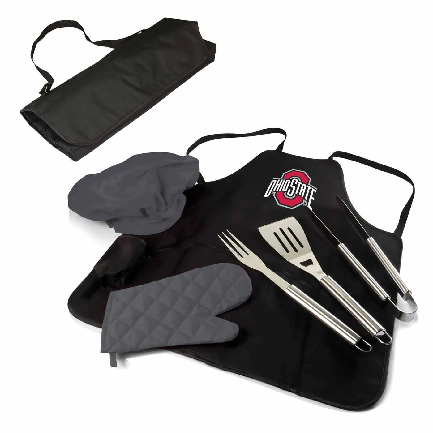 Discount - Ohio State Buckeyes BBQ Apron Tote Set 2 Discount - Ohio State Buckeyes BBQ Apron Tote Set - Image 2