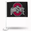 Discount - Ohio State Buckeyes Black Car Flag
