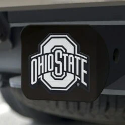 Discount - Ohio State Buckeyes Black Matte Hitch Cover