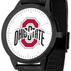 Discount - Ohio State Buckeyes Black Mesh Statement Watch