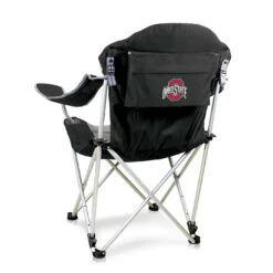 Discount - Ohio State Buckeyes Black Reclining Camp Chair