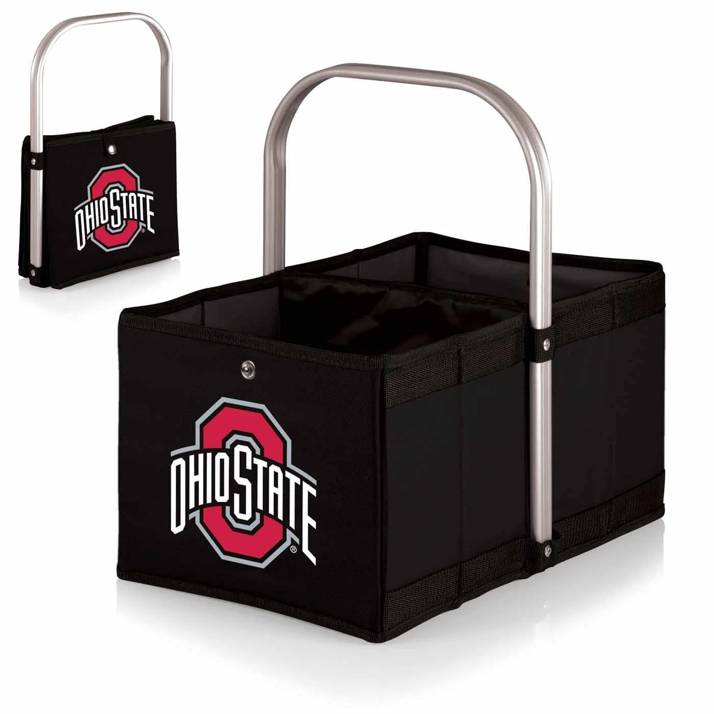 Discount - Ohio State Buckeyes Black Urban Picnic Basket 2 Discount - Ohio State Buckeyes Black Urban Picnic Basket - Image 2