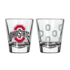 Discount - Ohio State Buckeyes Satin Etch Shot Glass Set