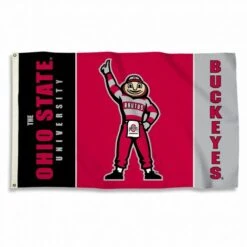 Discount - Ohio State Buckeyes Brutus 3' x 5' Flag