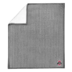 Discount - Ohio State Buckeyes Cable Sweater Knit Sherpa Throw Blanket