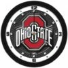 Discount - Ohio State Buckeyes Carbon Fiber Wall Clock