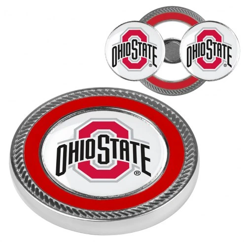 Discount - Ohio State Buckeyes Challenge Coin with 2 Ball Markers 1 Discount - Ohio State Buckeyes Challenge Coin with 2 Ball Markers