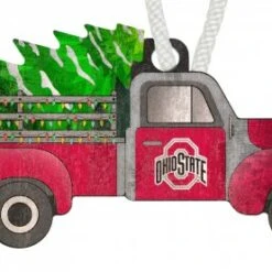 Discount - Ohio State Buckeyes Christmas Truck Ornament