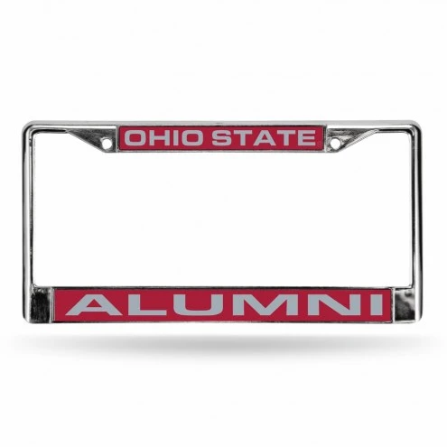 Discount - Ohio State Buckeyes Chrome Alumni License Plate Frame 1 Discount - Ohio State Buckeyes Chrome Alumni License Plate Frame