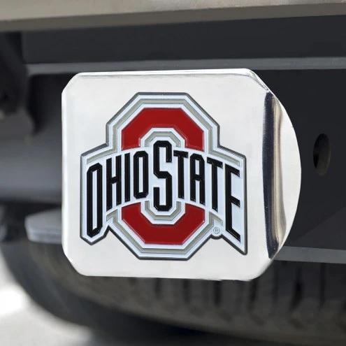 Discount - Ohio State Buckeyes Chrome Color Hitch Cover 1 Discount - Ohio State Buckeyes Chrome Color Hitch Cover