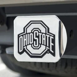 Discount - Ohio State Buckeyes Chrome Metal Hitch Cover