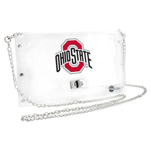 Discount - Ohio State Buckeyes Clear Envelope Purse 1 Discount - Ohio State Buckeyes Clear Envelope Purse