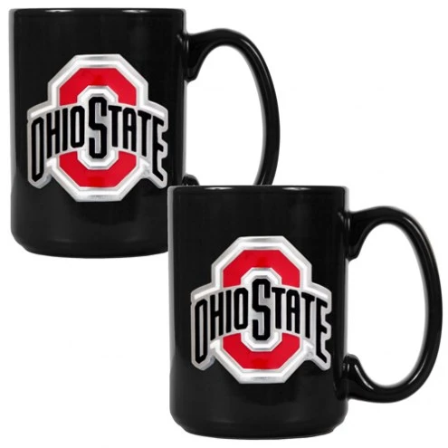Discount - Ohio State Buckeyes College 2-Piece Ceramic Coffee Mug Set 1 Discount - Ohio State Buckeyes College 2-Piece Ceramic Coffee Mug Set