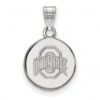 Discount - Ohio State Buckeyes Sterling Silver Small Disc Pendant