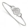 Discount - Ohio State Buckeyes Sterling Silver Wire Bangle Bracelet