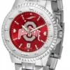 Discount - Ohio State Buckeyes Competitor Steel AnoChrome Men's Watch