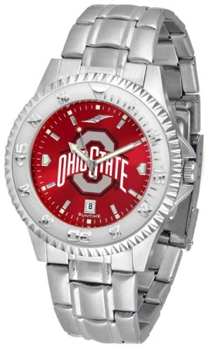 Discount - Ohio State Buckeyes Competitor Steel AnoChrome Men's Watch 1 Discount - Ohio State Buckeyes Competitor Steel AnoChrome Men's Watch