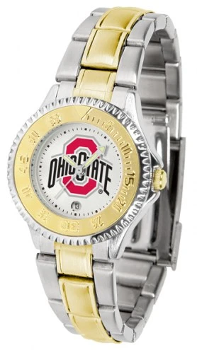 Discount - Ohio State Buckeyes Competitor Two-Tone Women's Watch 1 Discount - Ohio State Buckeyes Competitor Two-Tone Women's Watch