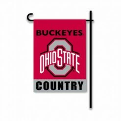 Discount - Ohio State Buckeyes Country Garden Flag