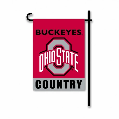 Discount - Ohio State Buckeyes Country Garden Flag 1 Discount - Ohio State Buckeyes Country Garden Flag