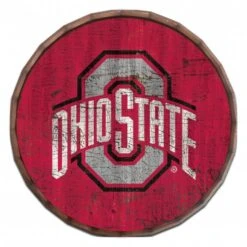 Discount - Ohio State Buckeyes Cracked Color 16" Barrel Top