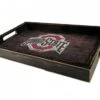 Discount - Ohio State Buckeyes Distressed Team Color Tray
