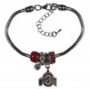Discount - Ohio State Buckeyes Euro Bead Bracelet