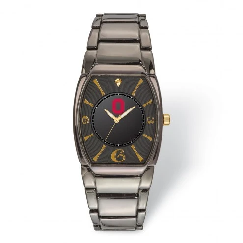 Discount - Ohio State Buckeyes Executive Black Plated Watch 1 Discount - Ohio State Buckeyes Executive Black Plated Watch