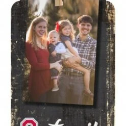 Discount - Ohio State Buckeyes Family Tabletop Clothespin Picture Holder