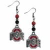 Discount - Ohio State Buckeyes Fan Bead Dangle Earrings