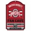 Discount - Ohio State Buckeyes Fan Cave Wood Sign