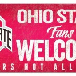 Discount - Ohio State Buckeyes Fans Welcome Sign