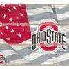 Discount - Ohio State Buckeyes Flag 3 Plank Sign