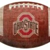 Discount - Ohio State Buckeyes Football Shaped Sign