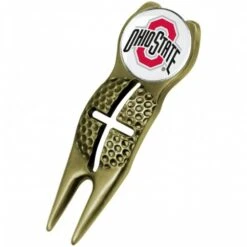 Discount - Ohio State Buckeyes Gold Crosshairs Divot Tool