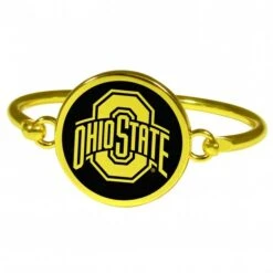 Discount - Ohio State Buckeyes Gold Tone Bangle Bracelet