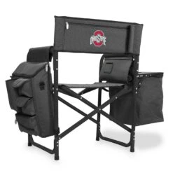 Discount - Ohio State Buckeyes Gray/Black Fusion Folding Chair