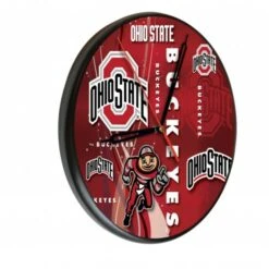 Discount - Ohio State Buckeyes Digitally Printed Wood Clock