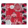 Discount - Ohio State Buckeyes Hexagon King Comforter & Shams Set