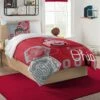 Discount - Ohio State Buckeyes Hexagon Twin Comforter & Sham Set