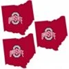 Discount - Ohio State Buckeyes Home State Decal - 3 Pack