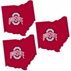 Discount - Ohio State Buckeyes Home State Decal - 3 Pack