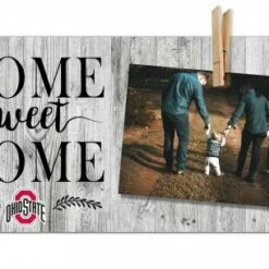Discount - Ohio State Buckeyes Home Sweet Home Clothespin Frame