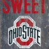 Discount - Ohio State Buckeyes Home Sweet Home Wood Sign