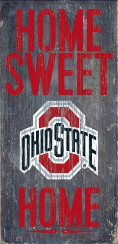 Discount - Ohio State Buckeyes Home Sweet Home Wood Sign 1 Discount - Ohio State Buckeyes Home Sweet Home Wood Sign