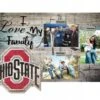 Discount - Ohio State Buckeyes I Love My Family Clip Frame