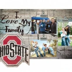 Discount - Ohio State Buckeyes I Love My Family Clip Frame