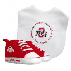 Discount - Ohio State Buckeyes Infant Bib & Shoes Gift Set
